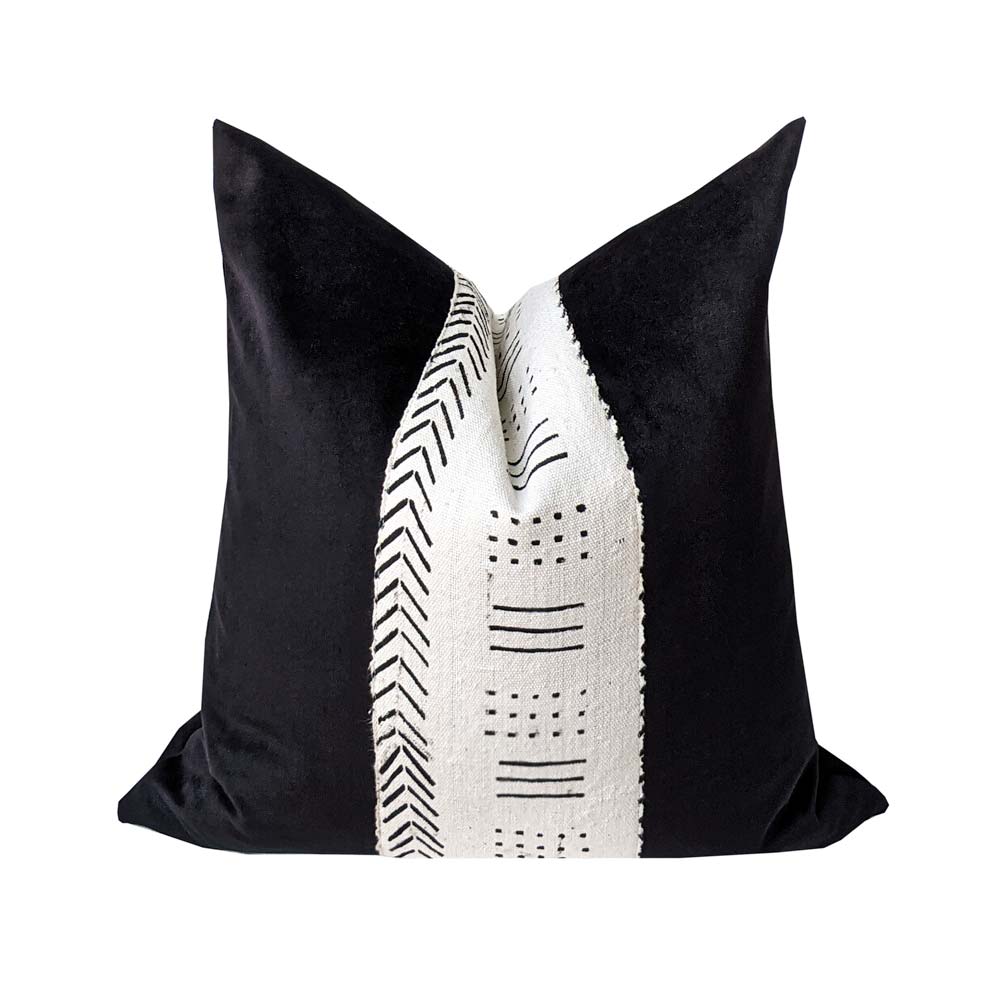 kwesiya-home-black-velvet-cushion-mudcloth-1